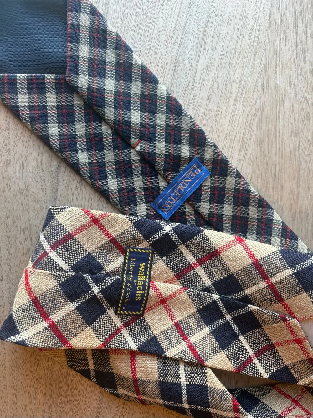 Tie Bundle of 2 - Pendleton & Wallach’s by Liberty of London Plaid Academia